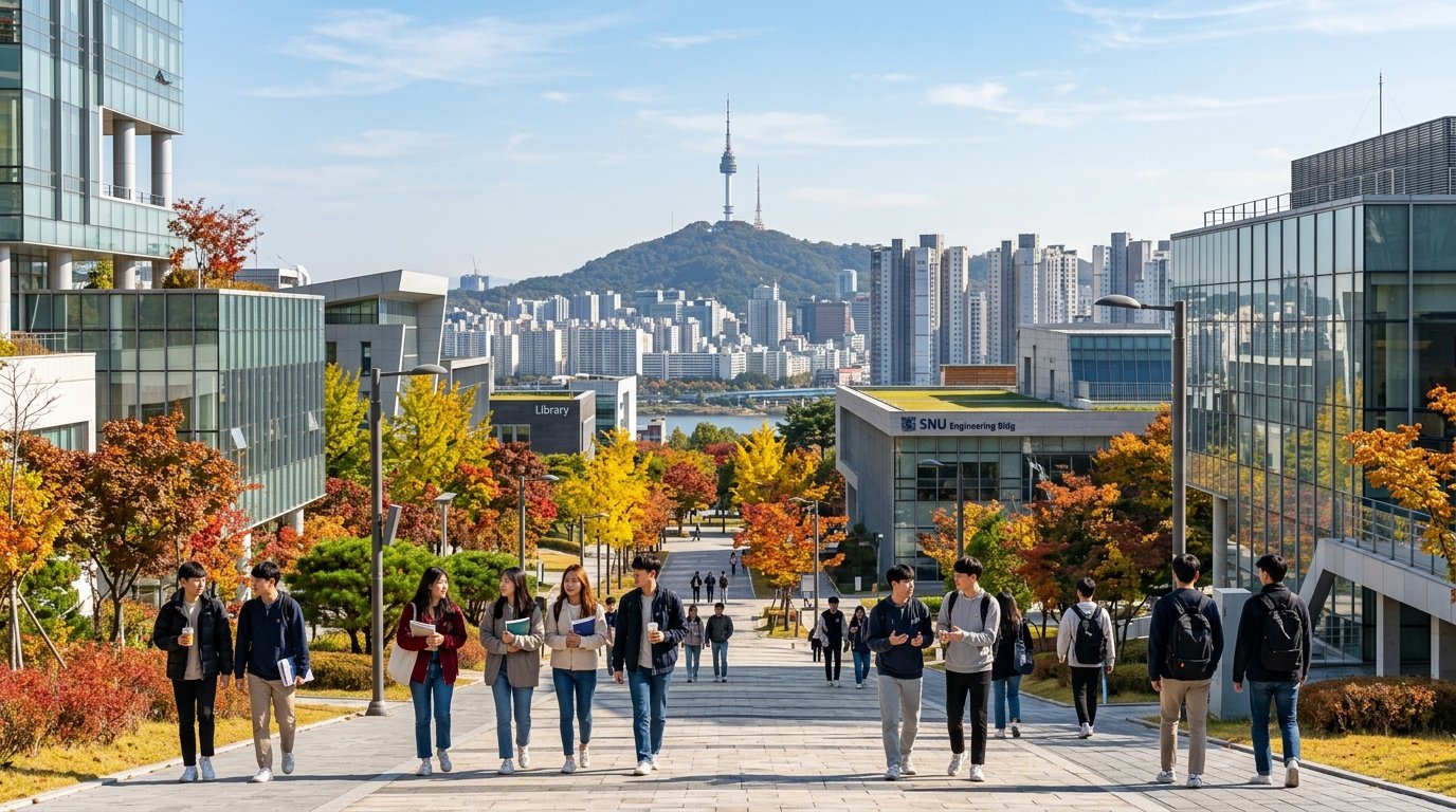 South Korea University Campus